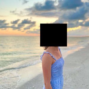 Abercrombie & Fitch Blue Floral Dress